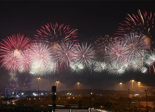 溧阳市焰火晚会